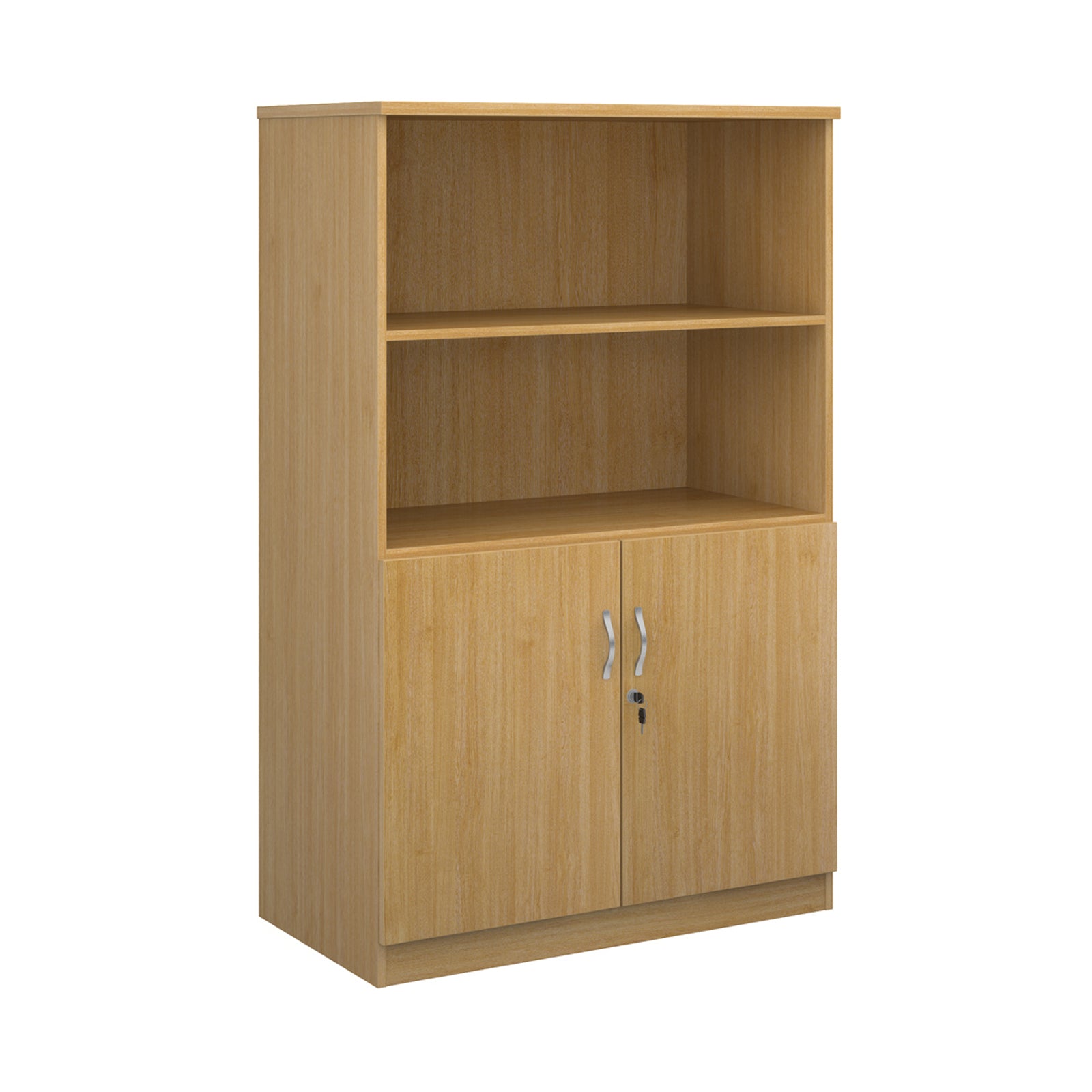 Deluxe Three or Four Shelf 1020mm Wide Combination Open Bookcase